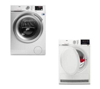 AEG ProSense T6DBG820N Condenser Tumble Dryer & 8 kg 1400 Spin Washing Machine Bundle AEG ProSense T6DBG820N Condenser Tumble Dryer & 8 kg 1400 Spin Washing Machine Bundle